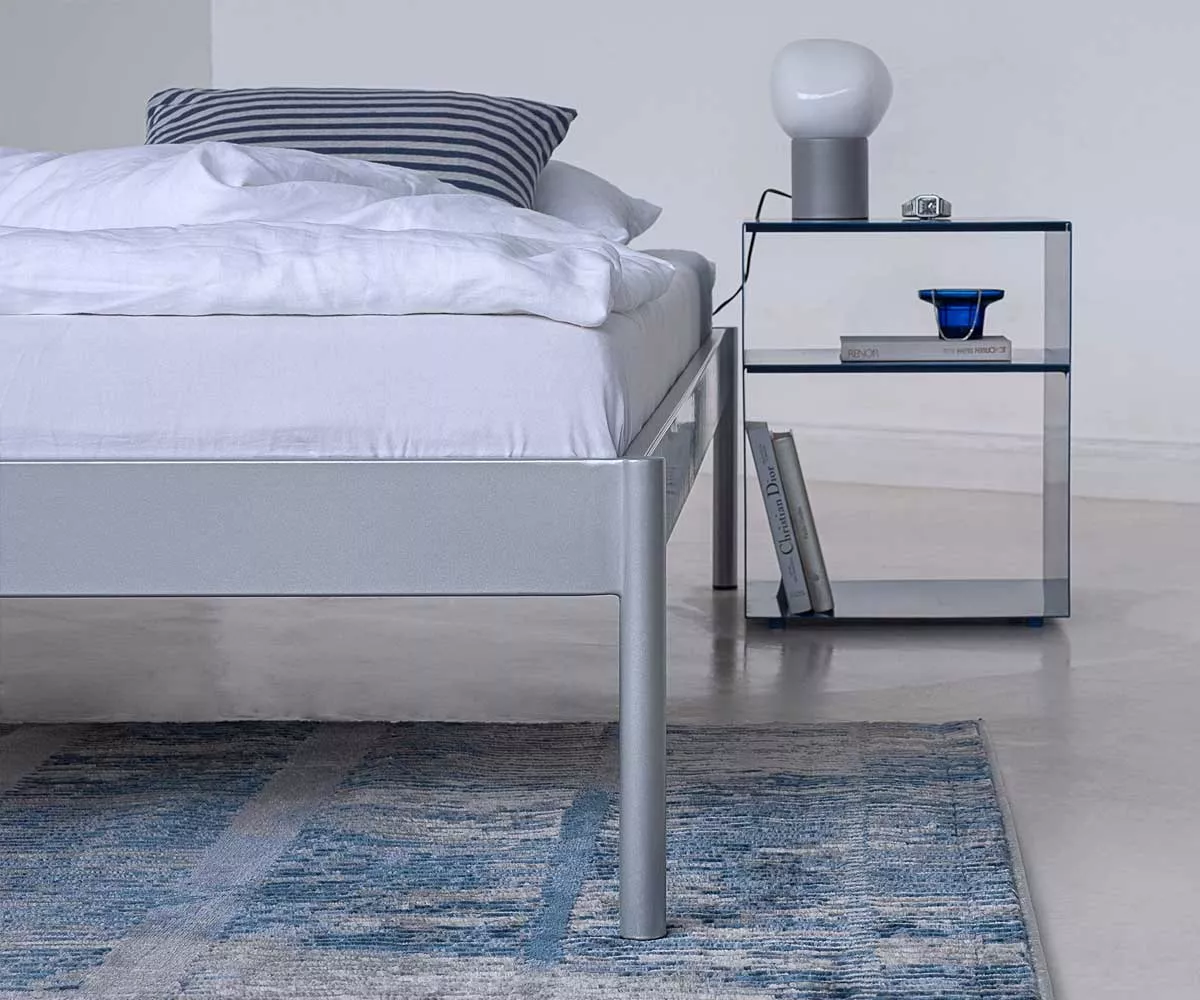 CRUS Metallbett 180x200 ohne Kopfteil modern| NOTORIA