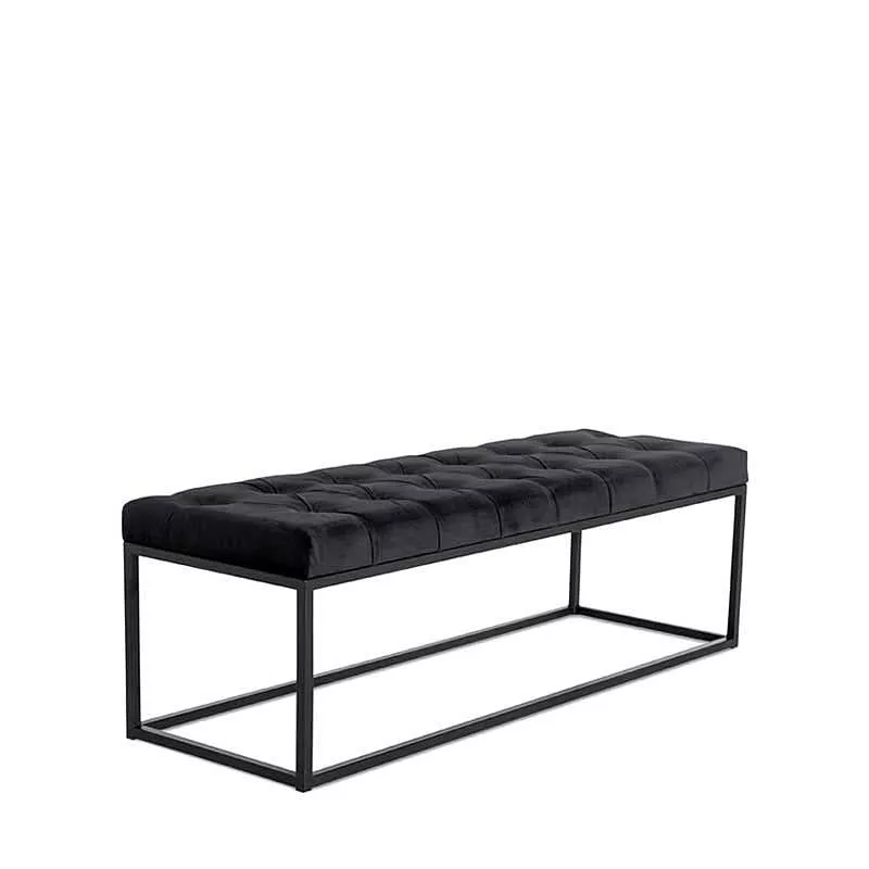 schwarze TELA-Sitzbank 130xm schwarze TELA-Sitzbank 130xm